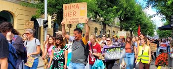 Fridays for Future Klimademo zog wieder durch Klagenfurt