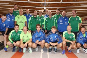 Gemeinschaftsfoto KSK Klagenfurt-Magdalensberg und Grün Weiß Micheldorf. Foto: KSK Klagenfurt-Magdalensberg