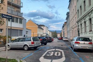 Umgestaltung Platzgasse zwischen Viktringer Ring und Gasometergasse. Foto: Mein Klagenfurt