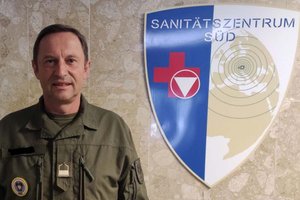 Vizeleutnant Rudolf S.: Ich sehe es als meine Pflicht und Selbstverständlichkeit, in jeder Situation Erste Hilfe zu leisten! Foto: SanZ Sued