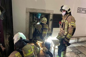 Der Berufsfeuerwehr Klagenfurt gelang es den Brand schnell zu löschen. Foto: Berufsfeuerwehr Klagenfurt 