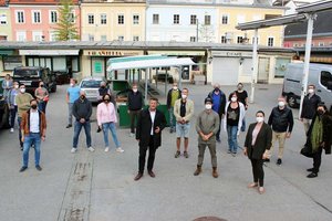 Gastronomen am Benediktinermarkt für Öffnung gerüstet. Foto: StadtKommunikation/Sukalo