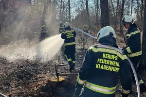 Berufsfeuerwehr Klagenfurt warnt: Waldbrandgefahr steigt. Foto: Berufsfeuerwehr Klagenfurt