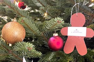 Der Ferlacher Weihnachtswunschbaum 2024. Foto: Stadtgemeinde Ferlach