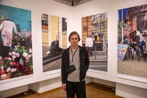 Stadtgalerie präsentiert „overlooks“ von Lars Eidinger. Foto: Stadtgalerie/Gerhard Maurer
