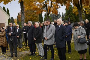 Nationalfeiertag: Gedenkfeier am Friedhof Klagenfurt-Annabichl. Foto: LPD Kärnten/Bauer
