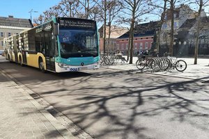 Fahrraddemo und Prozession: Behinderungen im Klagenfurter Busverkehr. Foto: Mein Klagenfurt