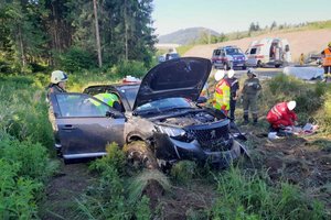50-jährige Klagenfurterin kam im Baustellenbereich der S37 von der Fahrbahn ab. Foto: FF St.Veit/Glan