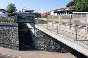 Fußweg/Übergang zum Friedhof Annabichl soll barrierefrei werden. Foto: Mein Klagenfurt