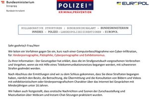 Bundeskriminalamt Vorladung: Polizei warnt vor betrügerischen E-Mails