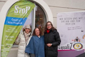 Tanzaktion „One Billion Rising“ setzte Zeichen gegen Gewalt an Frauen. Foto: StadtKommunikation / Zechner