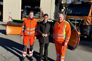 LHStv. Martin Gruber, Bernd Aschbacher & Jürgen Hernler. Foto: Büro LHStv. Gruber/Gamper