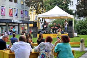 Konzertreihe Vierteltöne am Kardinalplatz 18. Juni. Foto: Vierteltöne