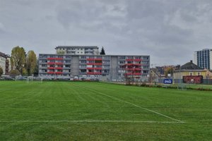 Neuer Trinkwasserbrunnen für den Koschatplatz: Frisches Wasser für Sportler und Besucher. Foto: Mein Klagenfurt