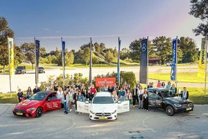 Kärntens beste Autofahrerinnen: Ulrike Mayrhofer aus Klagenfurt und Elisabeth Rauter aus Gallizien. Foto: Christian Houdek