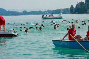 „Schwimmen statt Baden“ lockt Hunderte an den Wörthersee. Foto: Mein Klagenfurt