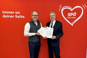 Kärnten-Wahl: SPÖ Kärnten reicht Wahlvorschlag ein. Foto: SPÖ Kärnten