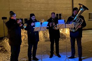Gurnitzer Turmblasen am 24. Dezember. Foto: Toni Wakonig