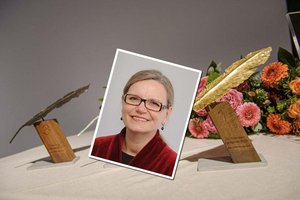Vera Wutti-Incko gewinnt den 19. Kärntner Lyrikpreis der Stadtwerke Klagenfurt. Foto: Thomas Hude/Wutti-Incko