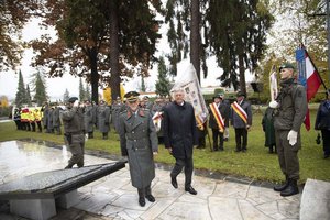 Militärische Allerseelenfeier am Friedhof Annabichl. Foto: LPD/Just 