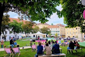 Urban Echo heute wetterbedingt im Kulturraum Ventil am Kardinalplatz. Foto: Mein Klagenfurt