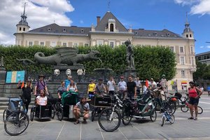 Am 1. April: Lastenrad- und Radanhänger-Treff in Klagenfurt. Foto: Radlobby Klagenfurt