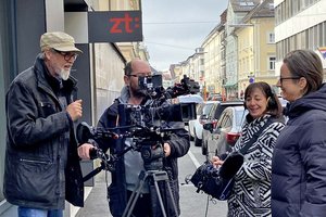 ORF-Team bei den Dreharbeiten. Foto: ORF / ZT-Kammer