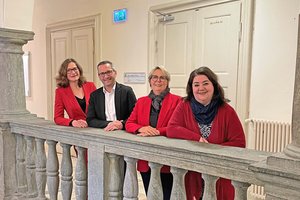 GRin DI Constance Mochar , StR Franz Petritz, Edeltraud Ratz und GRin BEd Ines Domenig. Foto: SPÖ Klagenfurt