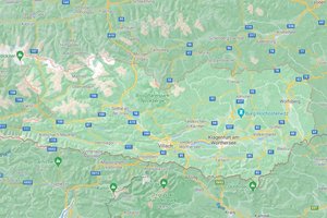 Kärnten wird neu vermessen. Foto: Google Maps