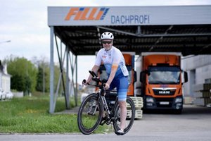 Klaus Schell, Chef von Filli Stahl, will in 40 Tagen mit dem Rad zum Nordkap. Foto: Filli Stahl