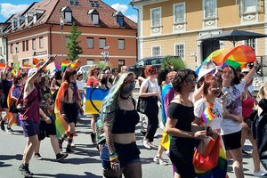 Es wird wieder bunt: Die 8. Regenbogenparade zieht durch Klagenfurt. Foto: Mein Klagenfurt