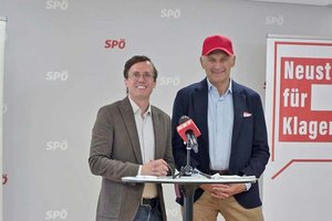 Mit Dr. Manfred Mertel und Ronald Rabitsch auf Listenplatz 2 setzt die SPÖ Klagenfurt auf Teamgeist und Verantwortung. Foto: Mein Klagenfurt