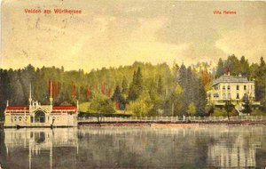 Kaiser-Franz-Joseph-Straße im Bereich Villa Helene in Velden. Foto: Pörtschach Archiv