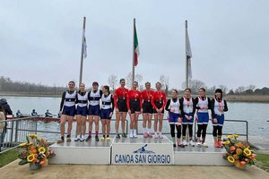 Gold für den Ruderverein Albatros im Schülerinnen U15 Vierer. Foto: zVg