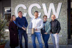 Barbara Zmölnig (CCW), Gerald Striedinger, Jürgen & Katja Halwachs, Gustav Jakes (CCW). Foto: krivograd/ipmedia