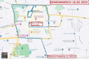 Am Donnerstag Bus-Umleitung wegen Demo-Marsch in der Innenstadt