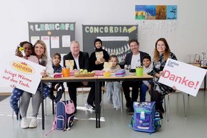 KARNERTA sorgt für gesunde Gaumenfreude im Klagenfurter Lerncafé. Foto: Caritas/Dietmar Wajand