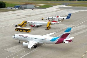 Der Klagenfurter Flughafen sieht sich im Aufwind. Foto: Klagenfurt Airport / Volker Winkler