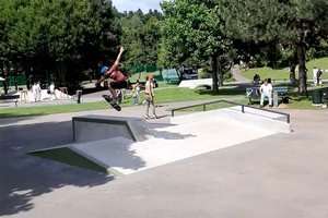 Skatepark-Freude in Feschnig: Megapoint-Team bringt Sport und Action für alle. Foto: Mein Klagenfurt