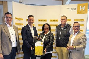 Austausch über die Zukunft sozialer Angebote in Kärnten: Geschäftsführer Hannes Lora, KO Abg. z. NR Ernst Gödl, Präsidentin Elisabeth Scheucher-Pichler, Vizepräsident Rudolf Dörflinger und Geschäftsführer Horst Krainz (v. l.). Foto: Hilfswerk Kärnten
