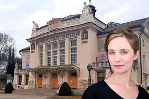 Raphaela Möst spielt Iphigenie auf Tauris: Premiere am 27. Februar im Stadttheaer Klagenfurt. Foto: Mein Klagenfurt / Tim Hüning