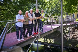 Jergitschsteg ab sofort wieder geöffnet. Foto: Helge Bauer / SK