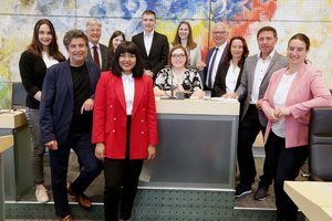 Heute tagte das Schülerparlament im Kärntner Landtag. Foto: LPD Kärnten/Wajand