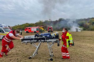 Airport Klagenfurt: Mehr als 100 Beteiligte bei Notfallübung. Foto: Airport Klagenfurt