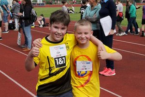 Die beiden Jungs der VS 9 in Klagenfurt waren voll motiviert. Foto: Caritas Kärnten