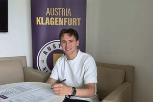 Austria Klagenfurt verlängert mit Matthias Dollinger jun. Foto: Austria Klagenfurt