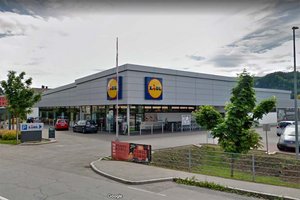 Lidl in der Klagenfurter Flatschacherstraße ist beliebteste Lidl Filiale in Kärnten. Foto: Google Street View