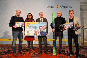 Kostenloses Winter-Gutscheinheft der Kärntner Familienkarte heuer mit noch größerem Angebot. Foto: LPD Kärnten/Stein
