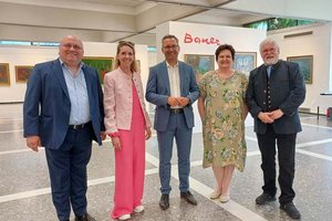 Ausstellungseröffnung zum 120 Geburtstag von Karl Bauer. Foto: Büro Petritz
