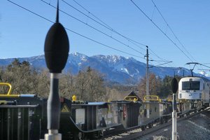 ÖBB-Messbericht: Trotz mehr Güterzügen bleibt Bahnlärm am Wörthersee weitgehend stabil. Foto: ÖBB/Dinhobl